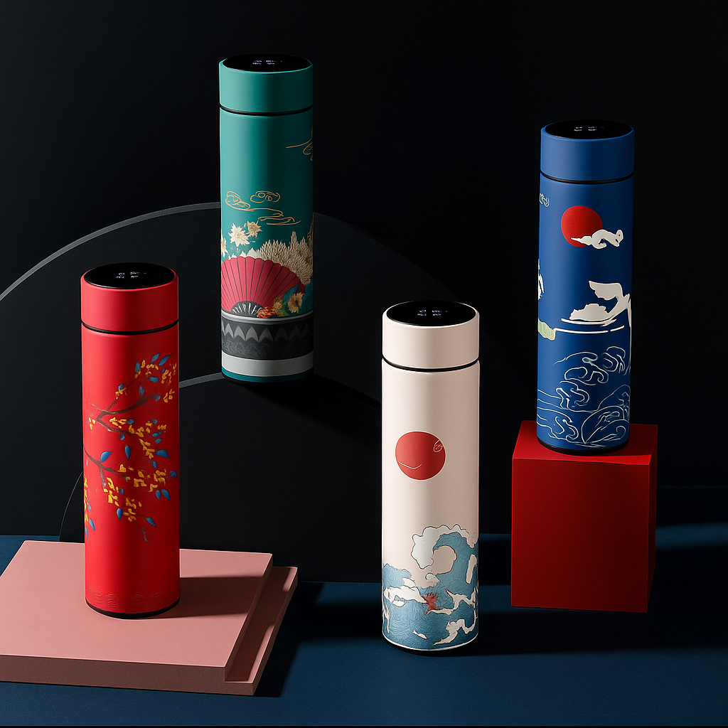 Premium Smart Tea/Water Bottle – LED Brewing Monitor & Insulated Design