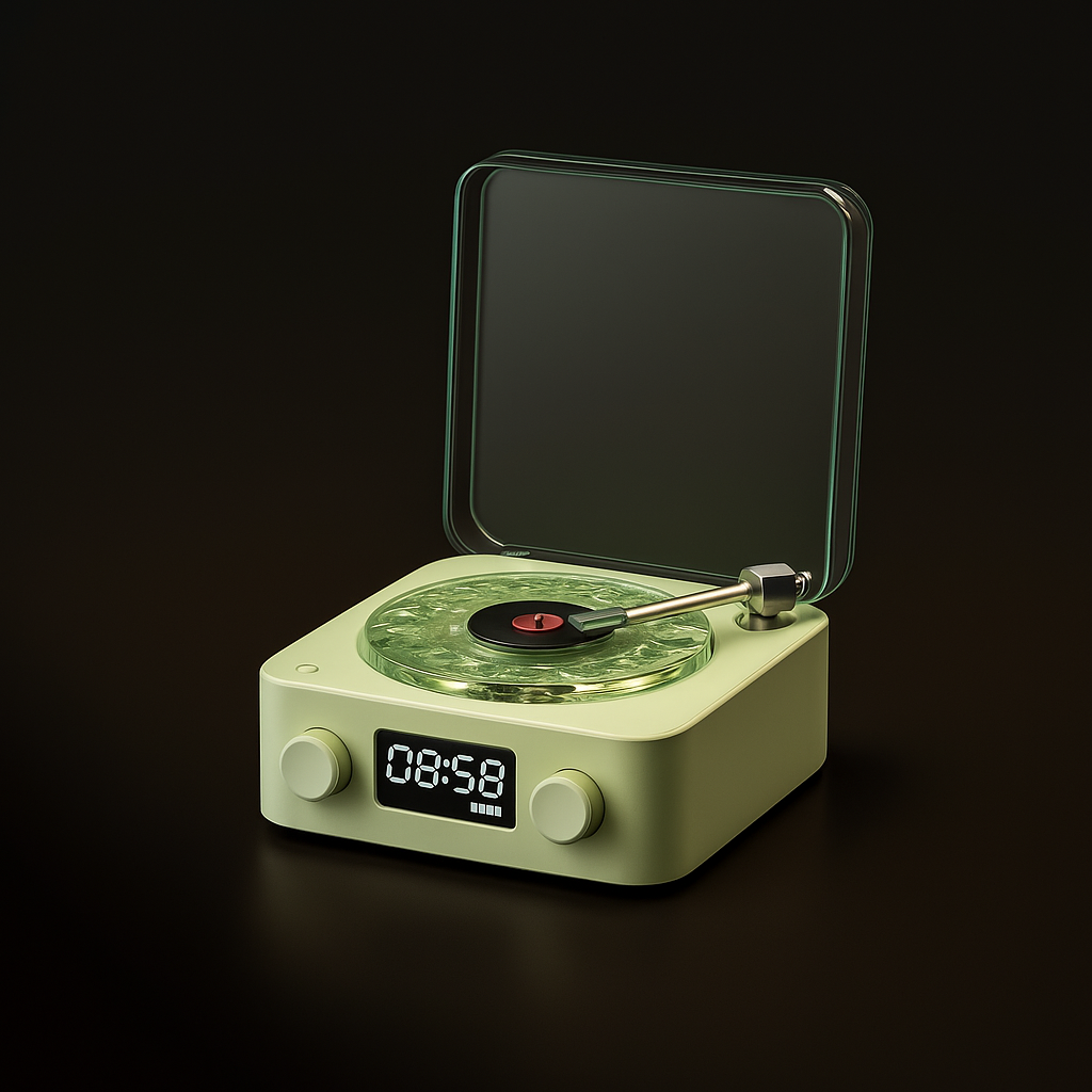 Retro Style Wireless Waves Bluetooth Speaker