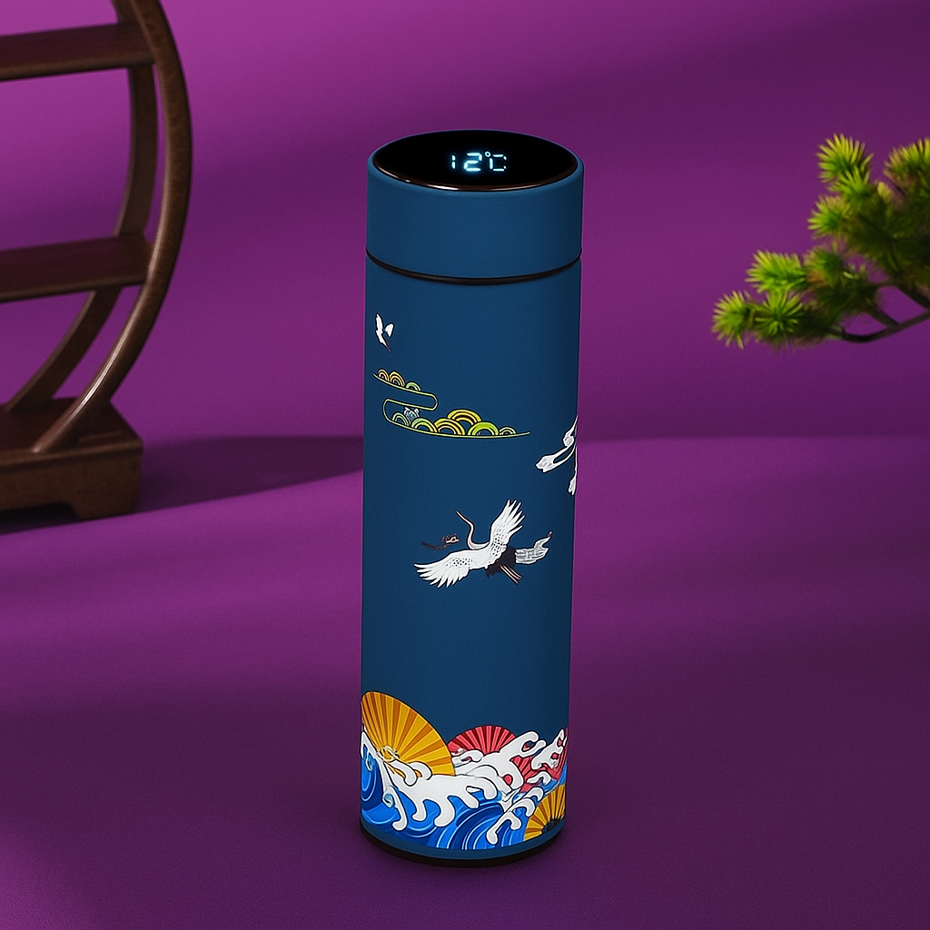 Premium Smart Tea/Water Bottle – LED Brewing Monitor & Insulated Design
