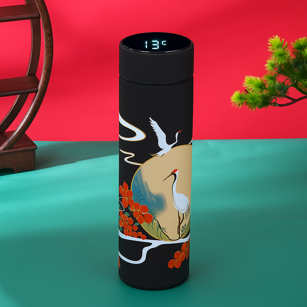 Premium Smart Tea/Water Bottle – LED Brewing Monitor & Insulated Design