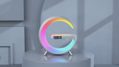 Modern G-Shaped Wireless Charging Clock