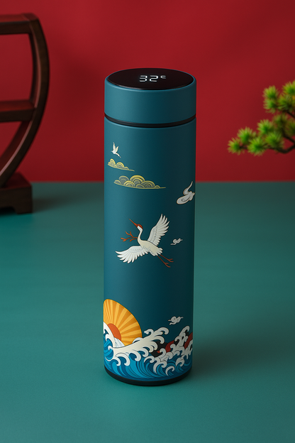 Premium Smart Tea/Water Bottle – LED Brewing Monitor & Insulated Design