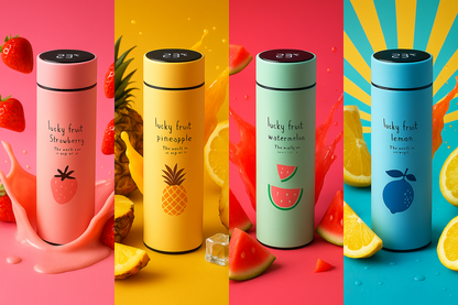 Smart Stainless Steel Fruit-Themed Water Bottle